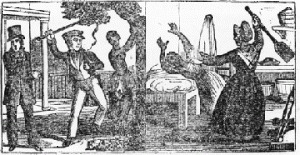 Image depicting slave owners beating their slaves. Source African American History Archive