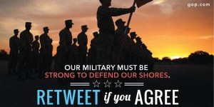 RNC OUR MILITARY MUST BE STRONG TO DEFEND OUR SHORES 2014 6-12