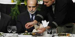 Wall Street elite dinner with Ben Bernanke REUTERS Lucas Jackson