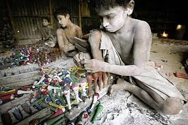Children labor under unsafe conditions with long hours in India.  Source  Getty
