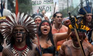 Belo Monte dam protest