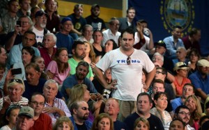 Trump woos working class, white Americans. Photo Darren McCollester, Getty Images