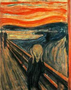 The Scream by Edvard Munch.